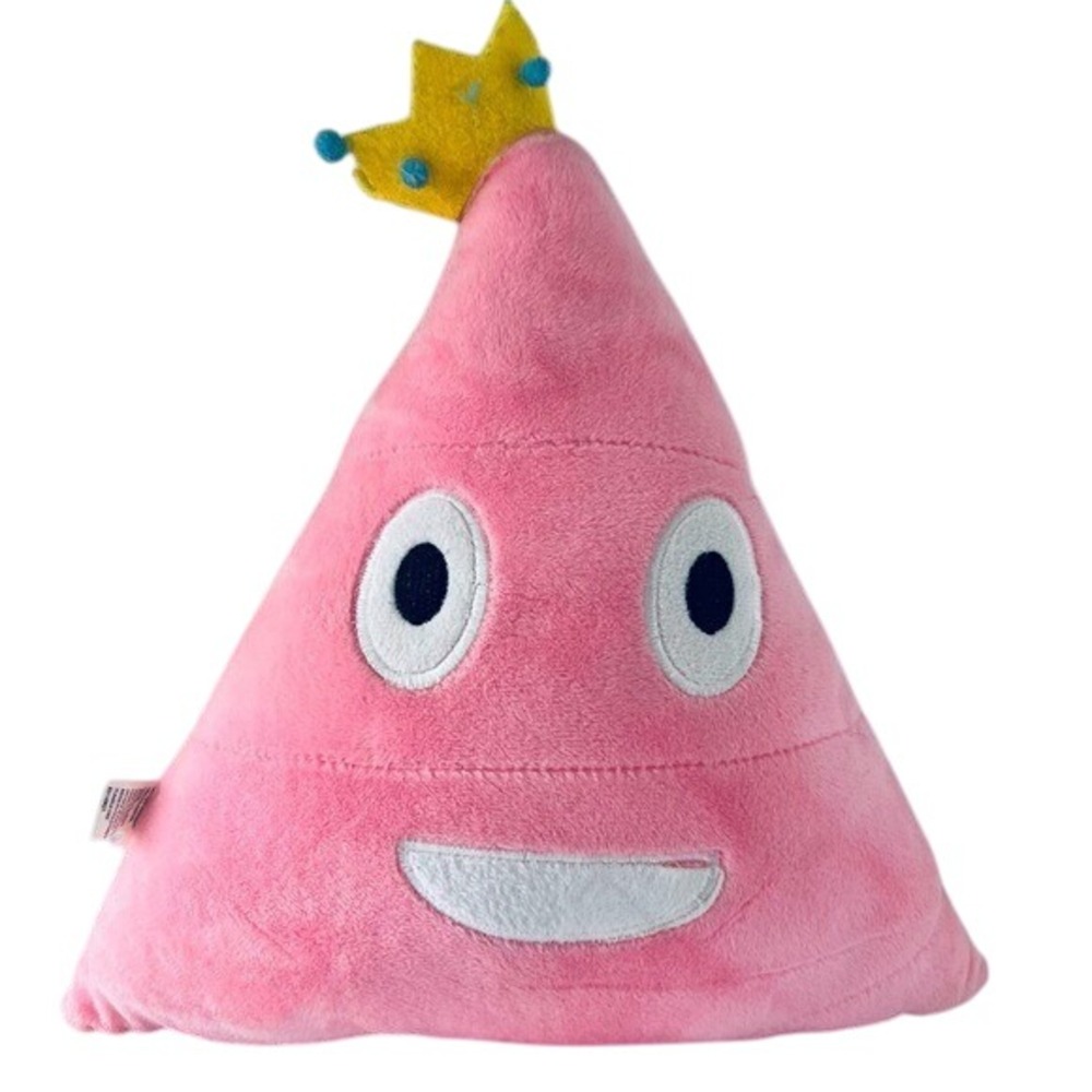 Princess Poop Emoji Pillow‎